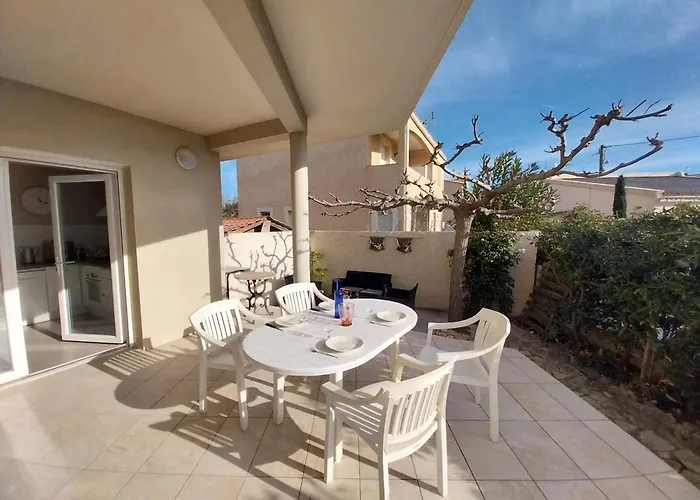 Apartamento Superbe T4, Rdc, 6 Couchages, Parking, Proche Narbonne-Plage