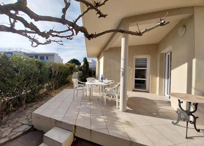 Superbe T4, Rdc, 6 Couchages, Parking, Proche Apartamento Narbonne-Plage